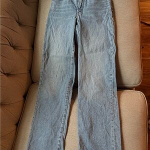 Madewell Light Blue Straight Leg Jeans